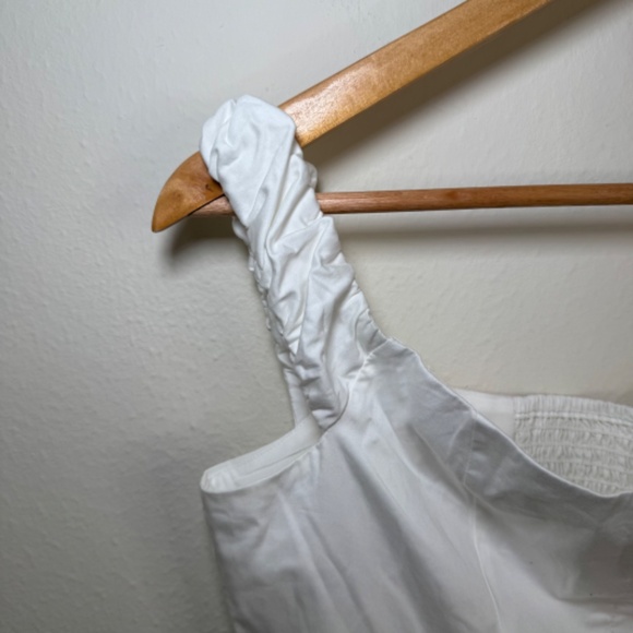 Favorite Daughter Dress Size 12 White Sleeveless Off Shoulder Lovesick Mini - Picture 4 of 6